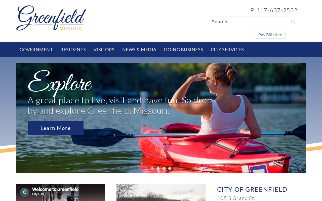 Greenfield criminal records city government page